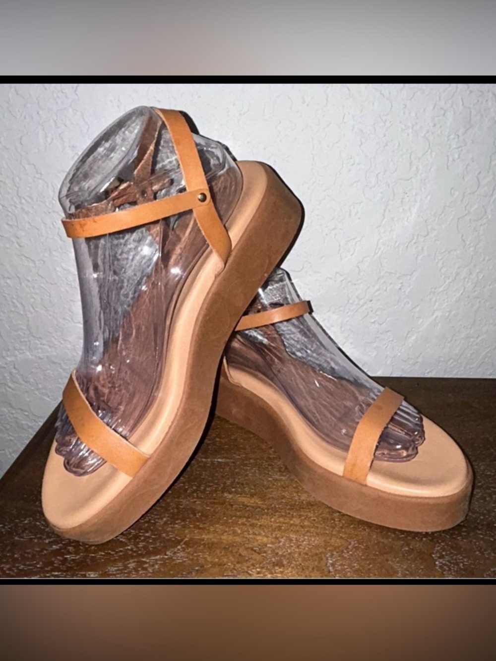 Ancient Greek Sandals Irida Buckle Leather Platform Sandal Shoes